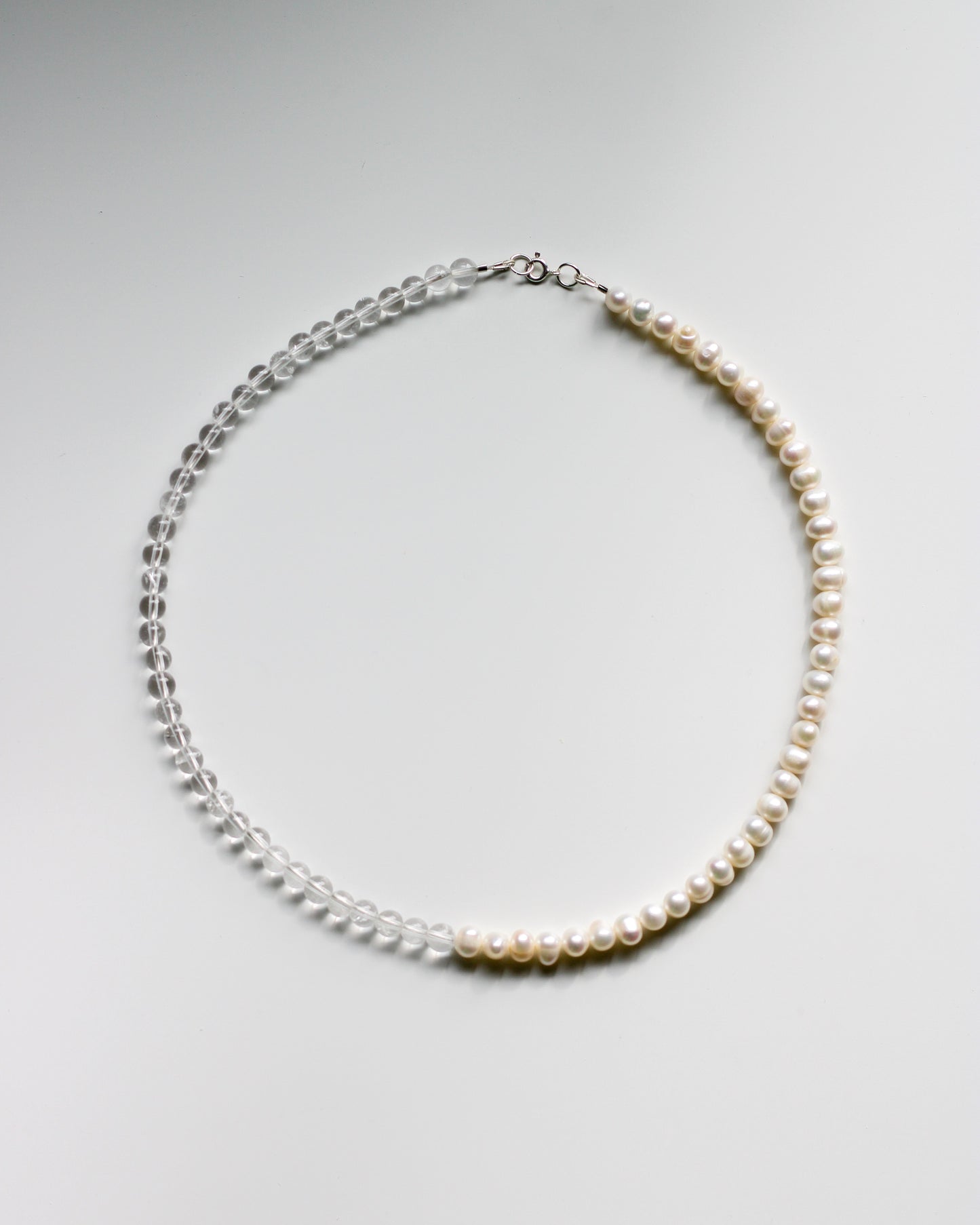 Quartz & Pearl Necklace