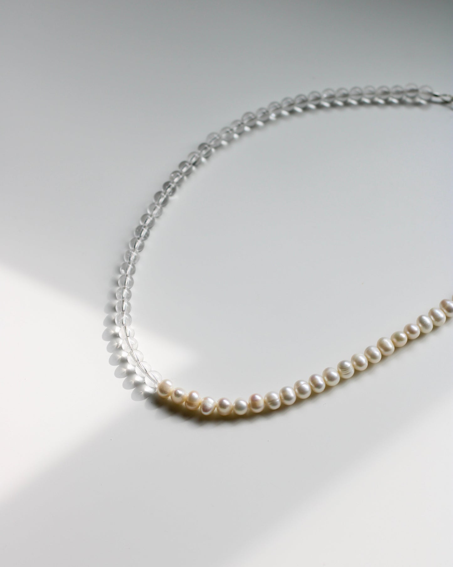 Quartz & Pearl Necklace