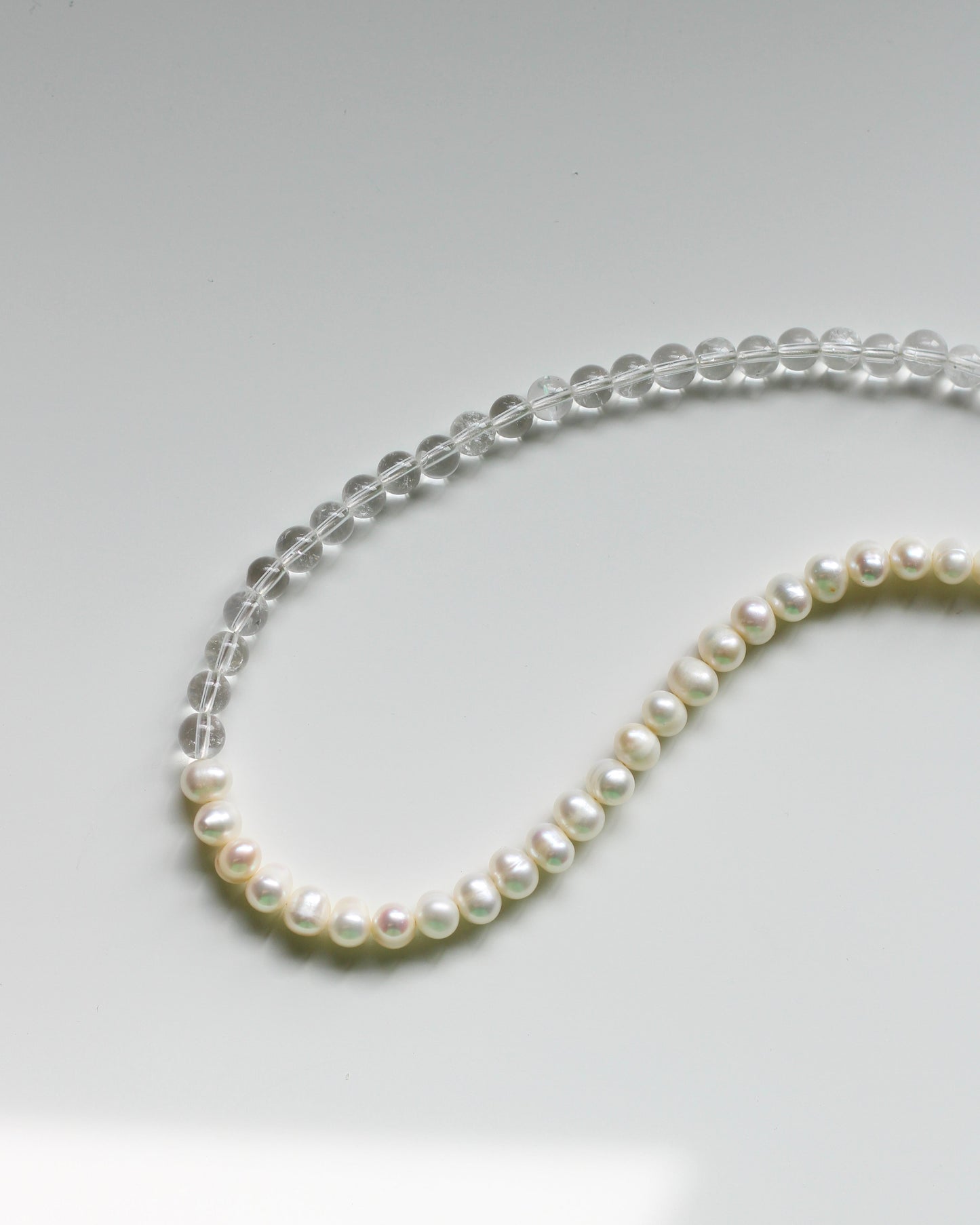 Quartz & Pearl Necklace