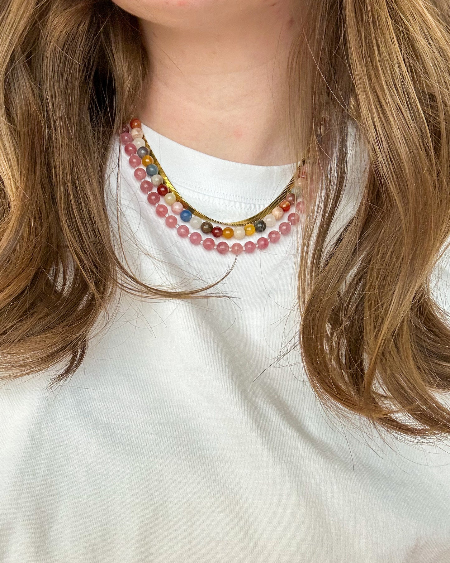 Strawberry Quartz Necklace