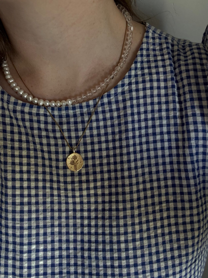 Quartz & Pearl Necklace