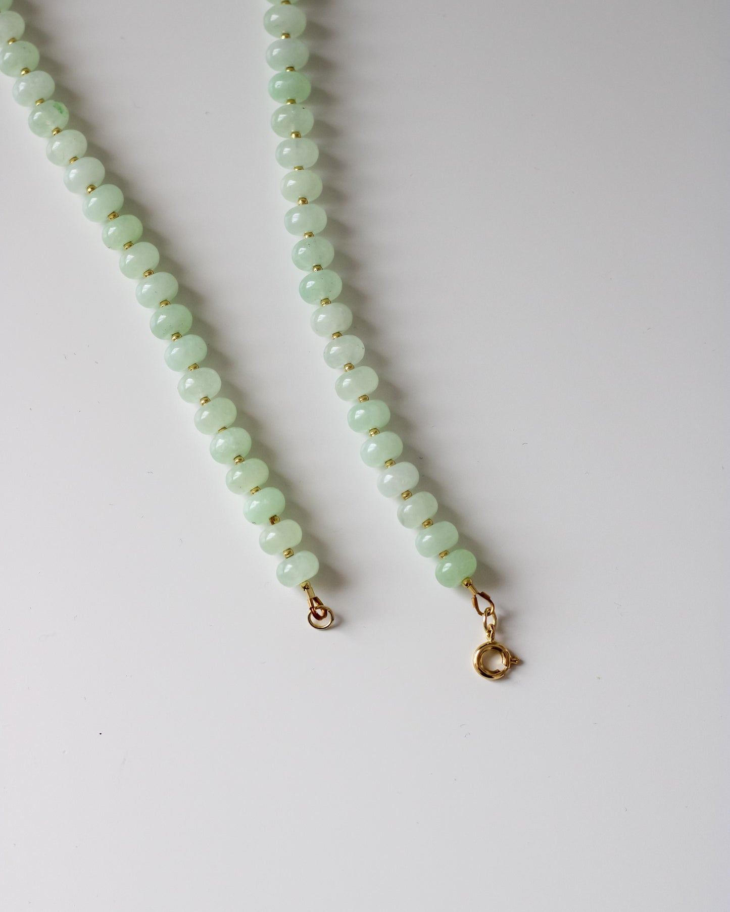 Light Green Jade Gemstone Necklace